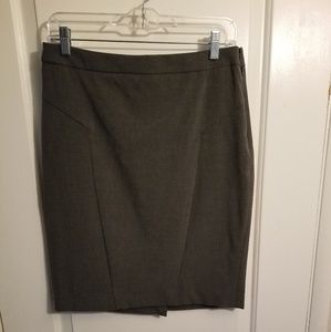 Gray shift skirt - suiting separates